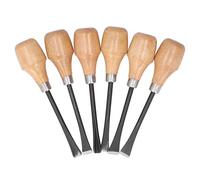 Spacnana Wood Carving Chisel Set, Beech and Steel Hand Tools for Wood Sculpture Projects with Various Heads for Artists and Craftsmen