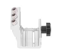 Spacnana Wood Drill Guide Jig, 3-in-1 Portable Hole Opener Kit | Multi-Angle Bushing Set, Quick-Release Clamp Base, Aluminum Alloy Cast Body, For Cabinet Hinges Shelving Dowel Pins