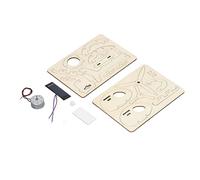 Spacnana Wooden STEM Model Airplane, Composite Wood Project Toy for Kids with Educational 3D Puzzles and Solar Power Components
