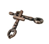 Spacnana Zinc Alloy Intelligence Buckle Puzzle Brain Teaser Toy for Adults with Smooth Surface Portable Stress Relief, Unleash Your Mind Educational Game