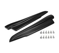 Spactz 1 Pair Black Rear Bumper Valance Lip for - E90 E91 E92 E93