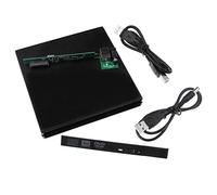 Spactz 12.7mm External DVD Enclosure USB 2.0 External DVD/CD- Case for Laptop Desktop PC Optical Disk Drive SATA to SATA