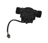 Spactz 1Pcs Water Flow Sensor DN25 DC3.5-24V 1 Inch 2-100L/Min Hall Flowmeter Heat Pump Water Heater Flow Meter Switch Counter