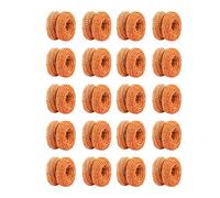 Spactz 20Pcs Tubular Finger Bandage,Finger Cots, Soft, Resilient, Breathable, Fit, Fixed and Wrapped Sports Bandages,Orange About 23.5cm