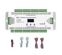 Spactz 32CH ES32 PIR Sensor Stair Light Controller Human Body Infrared Inductive Switch Stair Lamp Control for Single Color