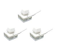 Spactz 3X RGB Mini 1 Key OSU Keyboard for Photoshop Drawing Keyboard for Macro Programming Mechanical Keyboard, Red Shank