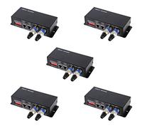 Spactz 5X 3CH DC12-24V RGBW 512 Decoder LED Controller RGB LED DMX512 Decoder, DMX512-3CH