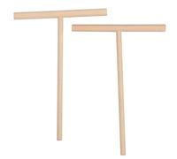 Spactz Practial T Shape Crepe Maker Pancake Batter Wooden Spreader Stick Kit DIY