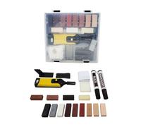 Spactz Tile Repair Kit Stone Repair Kit with 13 Blocks of Wax, Tile Crevice Filling and Repair Tile Paint Spare Parts Accessories