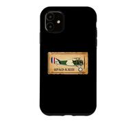 SPAD S.XIII French WWI Fighter Aircraft Diagram Case for iPhone 11