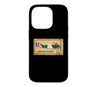 SPAD S.XIII French WWI Fighter Aircraft Diagram Case for iPhone 14 Pro