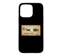 SPAD S.XIII French WWI Fighter Aircraft Diagram Case for iPhone 15 Pro Max