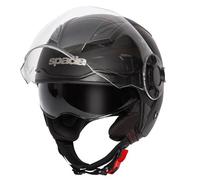 Spada Lycan Open Face Motorcycle Helmet L Matt Black