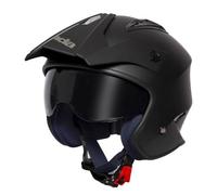 Spada Rock 06 Open Face Motorcycle Helmet - Black - Small