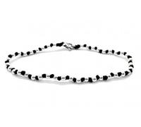 Spadarella Sword Baby Bracelet with Balls in 925 Silver 3mm and Nautical Cotton Available in Various Colours and Sizes Unisex, S, Cotton, None