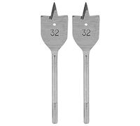 Spade Boring Drill Bit 32mm Flat Wood Drill Bit Set High Carbon Steel Cutting Thorn Design for Woodworking Hole Opening Spade Drill Bits