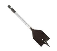 Spade Drill Bit, 24 mm Feather, Flat blade Wood Hole Cutter, Woodworking Drilling Tool with 1/4 inch Hex Shank and Self-centering Tip for, Plywood, Plaster boars Chipboard 24 x 152 mm 1pcs
