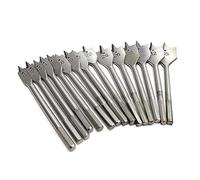 Spade Drill Bit Set - 13pcs 1/4" Shank Paddle Flat Bits for Woodworking Carbon Steel Paddle Flat Bits Shank Woodworking Drill Power Tool for Most Types Of Wood