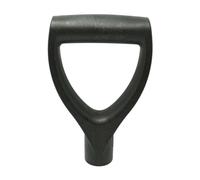 Spade Handle Garden Fork Shovel Handle D Shaped Plastic Grip for Digging Raking Tools Black, rake handle replacement