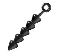 Spades - Beaded Anal Dildo (Black)