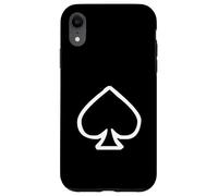 Spades Playing Card Suite Spade Poker Case for iPhone XR