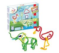 Spaghetteez craft kit for kids from 4 years, sensory toys for boys and girls, ideal as a gift, flexible construction toys for arts and crafts in a set of 70 pieces