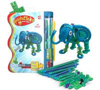 spaghetteez Ele-Flex - Creative and Connectable Elephant Toy for Children - Flexible, Bendable Construction Set - Enhances Problem-Solving Skills, Creativity, and Educational Fun- Ideal for Age 5+