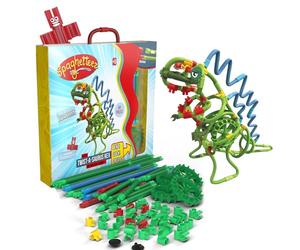 spaghetteez Twist-A-Saurus Rex - Flexible and Connectable Dinosaur Building Kit for Kids - Fun and Educational Toy - Develops Creativity, STEM Skills, and Fine Motor Abilities- Ideal for Age 5+
