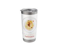 Spaghetti Carbonara Pasta Noodle Gourmet Design Stainless Steel Insulated Tumbler