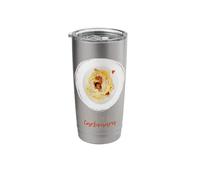 Spaghetti Carbonara Pasta Noodle Gourmet Design Stainless Steel Insulated Tumbler