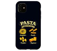 Spaghetti Fusilli Farfalle Rigatoni Guide Italian Food Case for iPhone 11