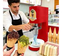 Spaghetti Ice Cream Maker,Electric Ice Cream Noodle Press, Countertop Ice Cream Spaghetti Press Machine,Pasta Ice Cream Machine for Shop Bakery Café Food Truck Dessert Extrusion