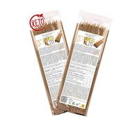 Spaghetti Keto Line@diet - Protein pasta low in carbs and sugars, ideal for a keto diet - 2 packs of 250g - 18g protein, less than 5g carbs and 0.2g sugars per serving - made in Italy