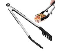 Spaghetti Maker - Silicone Spoon Without Leg 30cm | Non-Heat Resistant Food Pliers for Camping, Buffet, Baking and Cooking | Stainless Steel Handle for Safe Cellar