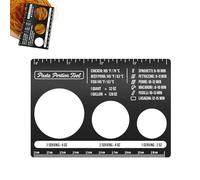 Spaghetti Measuring Device - Stainless Steel 4.25" Portion Control | Spaghetti Measuring Tool with Portion Size Holes Cooking Aid for Meal Prep | Pasta Measuring Ruler Kitchen Home Waste Jam