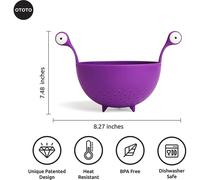 Spaghetti Monster - Kitchen Strainer For Draining Pasta, Vegetable, Fruit - Colander Dimensions 12.2x 8.27x 7.50 In - Bpa Free Food Strainers For The