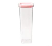 Spaghetti Noodle Storage Jar With Wide Mouth And Secure Seal For Dry Food Preservation And Kitchen Clutter Reduction(Pink)