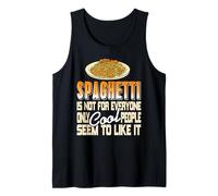Spaghetti Not for Everyone Only Cool People Retro Humor Tank Top