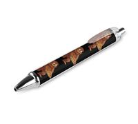 Spaghetti Pasta Ramen Noodle Sasquatch Retractable Ballpoint Pen Black Ink Ball Point Pen Work Pens 1 PCS