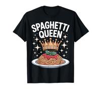 Spaghetti Queen Italian Cuisine Lovers Pasta Eater Chef T-Shirt