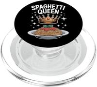 Spaghetti Queen Pasta Addict Italian Food Fan Home Cooking PopSockets PopGrip for MagSafe