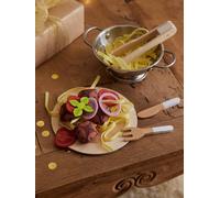 Spaghetti Set in FSC® Wood & Felt yellow