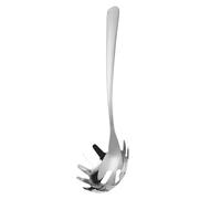 Spaghetti Spoon - Spaghetti Server Utensil | Stainless Steel Pasta Server | Non-Slip Pasta Spoon with Teeth | Noodle Spoon Pasta Pronged Spoon for Cooking Serving Spaghetti, Noodle