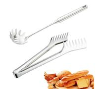 Spaghetti Spoon, Spaghetti Tongs and Spoon Set, Spaghetti Server, Pasta Spoon with Tooth Server, Serving Utensils with Comfort Grip Kitchen Spaghetti Tool