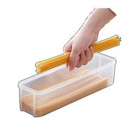 Spaghetti Storage Jar Pasta Storage Containers Pasta Jars Clear Rectangle Foodstuffs Container Large Airtight Food Storage Containers with Lids for Macaroni Noodles Cereals Rice Flour