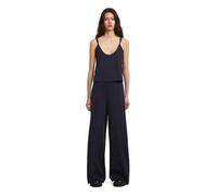 Spaghetti Strap Loose Jumpsuit - Dark blue - Women L