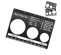 Spaghetti Tool, Measuring Stainless Steel, Noodle Measure Ruler Stainless Steel, Spaghetti Measurer Tool, for Eating Dormitory Apartment Restaurant Home, Meal Prep Farmhouse Practical Easy Use