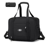SPAHER Cabin Bag 40x30x20 Wizzair Foldable Travel Duffle Bag Waterproof Under-seat Cabin Bag Lightweight Holdall Suitcase Handbag Carry on Luggage Overnight for Women and Men 25L