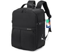 SPAHER Cabin Bag 40x30x25 Eurowings Underseat Laptop Backpack 15.6 Inch for School Luggage Travel Backpack Carry On Bag Hand Luggage Backpack Casual Daypack Approved Holdall Rucksack Flight Bag Black