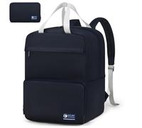 SPAHER Cabin Bag 40x30x25cm Eurowings Underseat Carry on Luggage Foldable Travel Cabin Backpack Men Women Lightweight Waterproof Flight Sport Overnight Airplane Backpack Rucksack